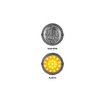 LED Autolamps -102 Series LED Amber Indicator Light with Black Surround - 102ABC