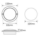 102 Series Trailer Truck LED Round Light - Fineline Fabrications