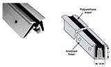 Aluminium Continuous Hinge - Trailer, Ute, Door - 2400mm Length