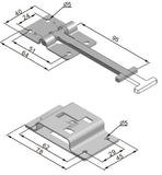 Stainless Door Holder for Trailer, Truck, Caravan or Ute Door - Fineline Fabrications