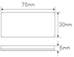 Adhesive Trailer Reflectors - Red, Amber, White - Fineline Fabrications