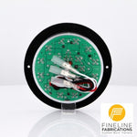 LED Autolamps 102 Series LED Red Stop Light with Black Surround - 102RBC